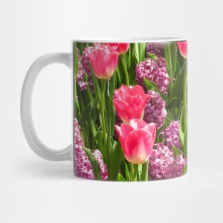 Pink Tulips, Keukenhof Tulip Festival, Holland Mug